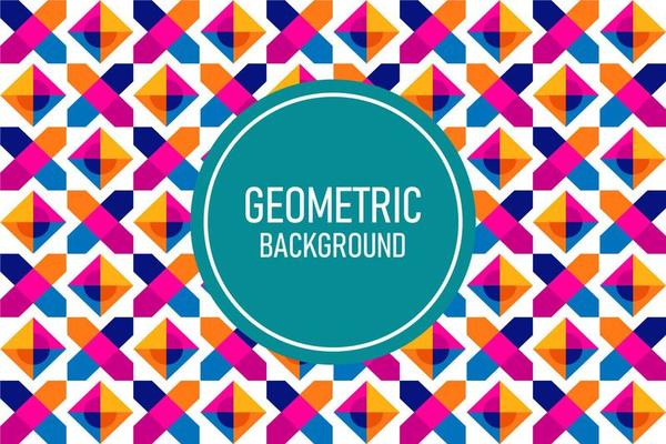 Flat geometric background