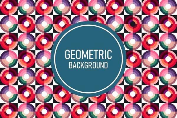 Flat geometric background