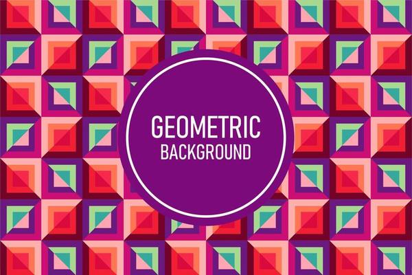Flat geometric background