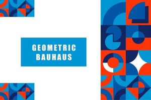 Flat geometric background vector