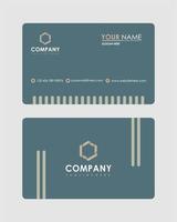 Abstract business card template vector