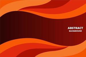 Abstract dynamic orange and brown background vector