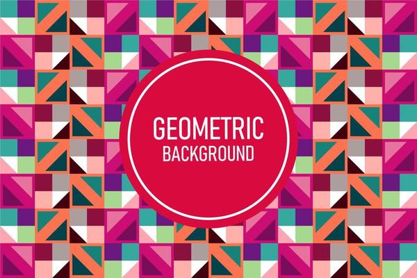 Flat geometric background