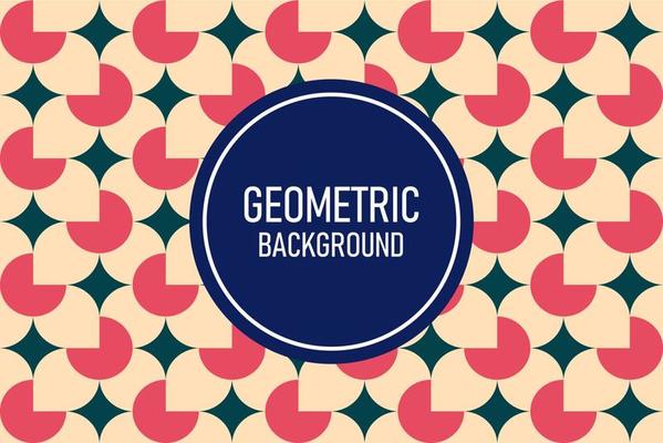 Flat geometric background