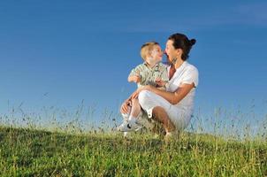 woman child outdoor photo