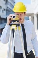 architect on construction site photo