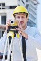 architect on construction site photo