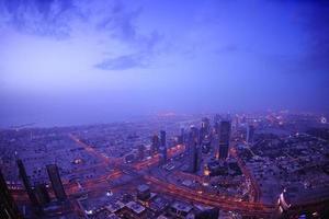 vista del horizonte de dubai foto