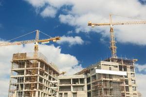 Dubai, 2022 - Construction site with crane photo