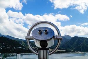 Binocular of a cruise ship photo