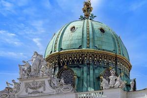 Austria St. Michael Wing of Hofburg, imperial palace of the Habsburg dynasty in Vienna photo