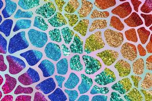 Rainbow Glitter Background Royalty-Free Stock Photo