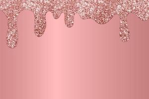 Rose Gold dripping glitter background, Dripping Glitter Background photo