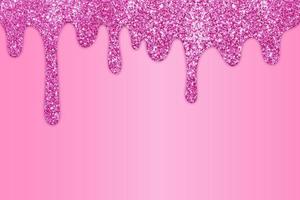 Pink Dripping Glitter Background photo