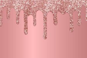 Rose Gold dripping glitter background, Dripping Glitter Background photo