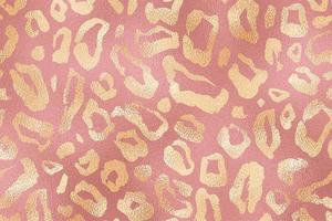 Gold and Pink Glam Glitter Animal Skin Texture Background, Animal Skin Pattern. photo