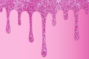 Pink Dripping Glitter Background photo