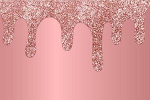 Rose Gold dripping glitter background, Dripping Glitter Background photo