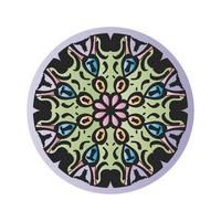 Isolated colorful mandala graphic vector. Polar design colorful on white background. Design print for pattern, wallpaper, symbol, embroidery, textile. vector