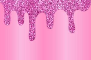 Pink Dripping Glitter Background photo