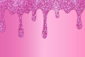 Pink Dripping Glitter Background photo