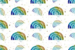 Rainbow Seamless Pattern, Rainbow Seamless Background photo