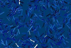 Dark blue vector template with repeated sticks.