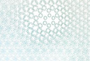 Light blue, green vector template with circles.