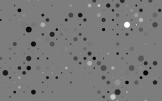 textura de vector gris plateado claro con discos.