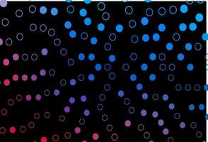 Dark Blue, Red vector backdrop with dots.