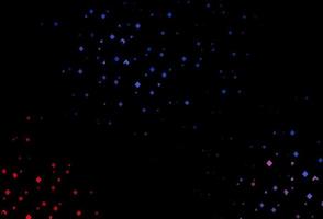 Dark blue, red vector layout with circles, lines, rectangles.