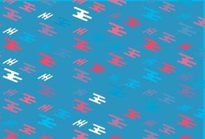 Light Blue, Red vector template with repeated sticks.