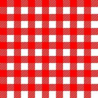 red and white plaid design for fabric vector