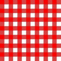 red and white plaid design for fabric vector