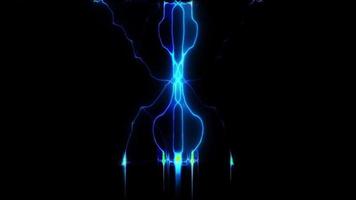 Digital Rendering Electric Lightning Energetic Background video