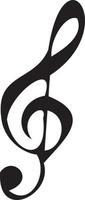 Musical note sign vector