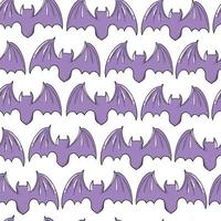 Halloween seamless pattern with bats for textile prints, wrapping paper, packaging, scrapbooking, wallpaper, backgrounds, etc. EPS 10 vector