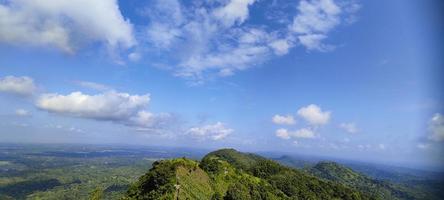 Blue sky and white clouds Free Photo