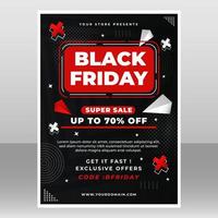 Black Friday Poster Template vector