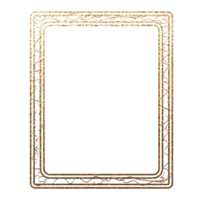 gold shiny square frame png