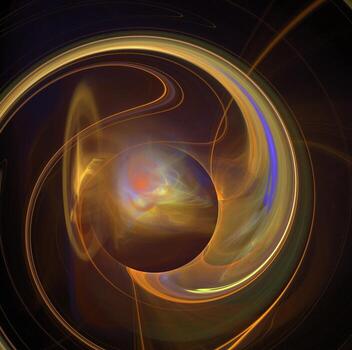 3D rendering abstract digital background. Pattern for textile and design.Fractal a never-ending pattern. Abstract Computer generated Fractal design photo