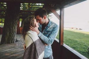 Young couple in love photo