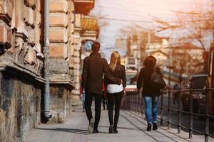 Young beautiful couple photo