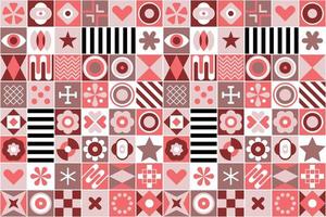 Abstract Geometric Patterns Background vector