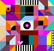 Abstract Geometric Design vector