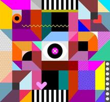 Abstract Geometric Design vector