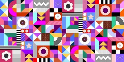 Abstract Geometric Seamless Background vector