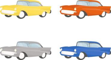 vector car set in cartoon style