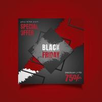Black Friday sale poster for social media post