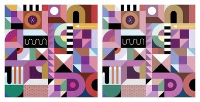 Abstract Geometric Seamless Design vector